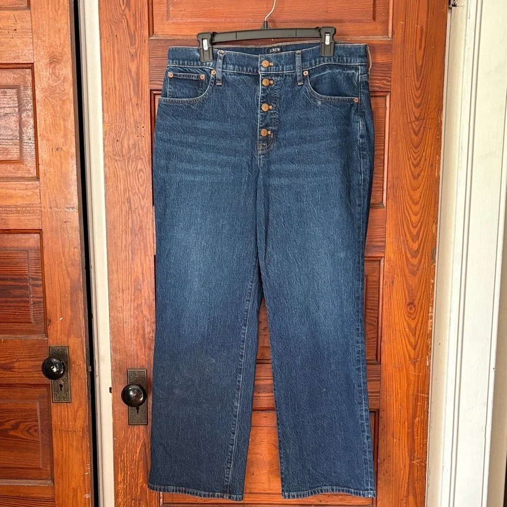 J Crew Full Length Wide Leg Jean size 31